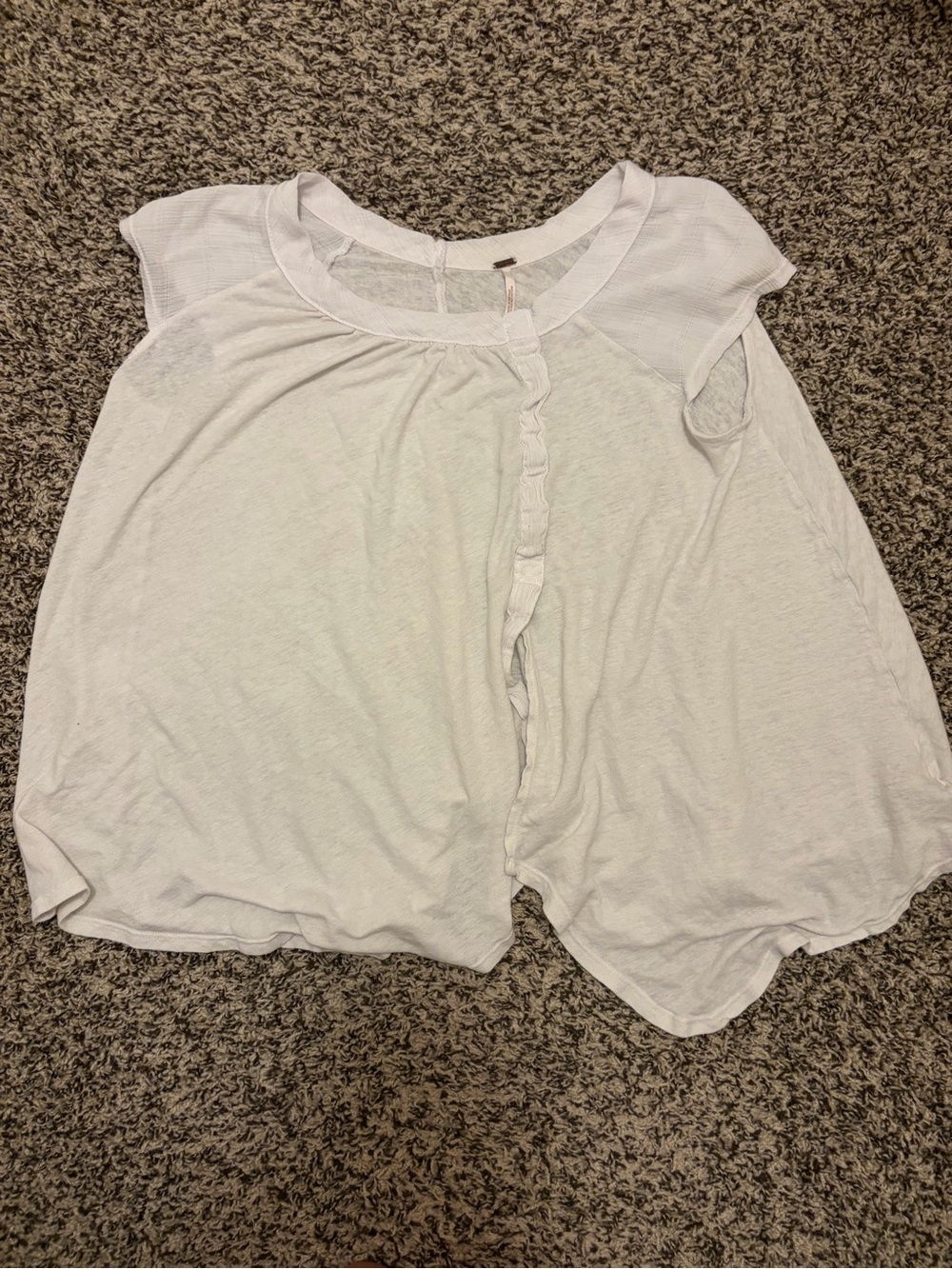 Free People Keep It Casual Short Sleeve Top
